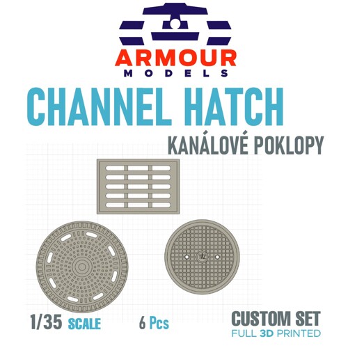 Kanálové poklopy (new version) 1:35