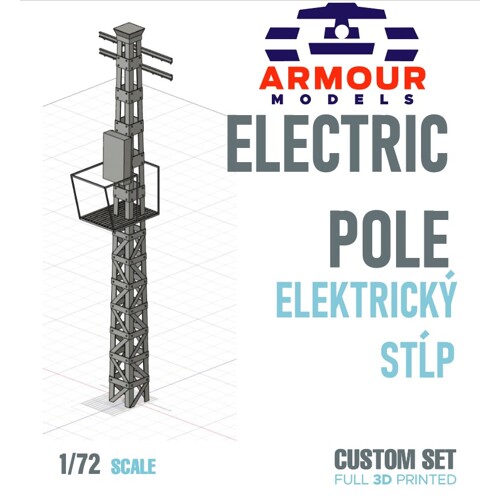 Elektrický stĺp 1:72
