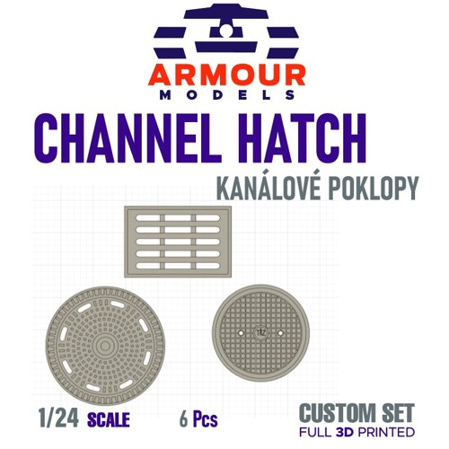 Kanálové poklopy (new version) 1:24