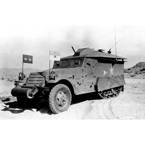 M3 half-track Patton 1:72