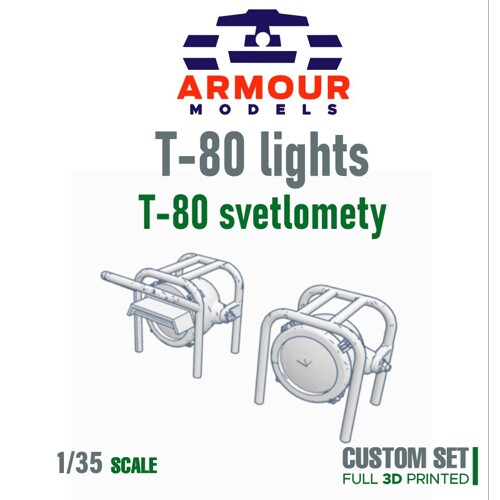 T-80 svetlomety 1:35