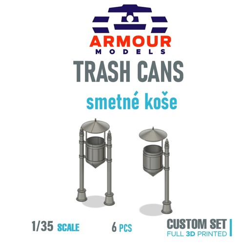 Smetné koše 1:35