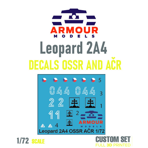 Decals - Leopard 2A4 Sk/CZ, 1:72