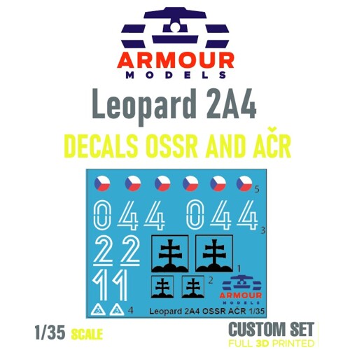 Decals - Leopard 2A4 Sk/CZ, 1:35