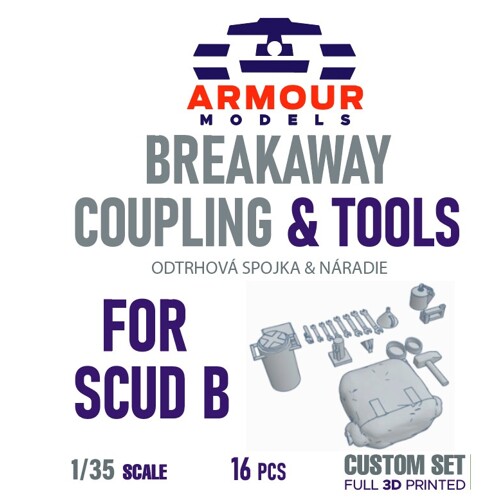 SCUD-B - odtrhové spojky a náradie, 1:35
