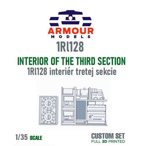 P-40/1S12 interiér tretej sekcie, 1:35