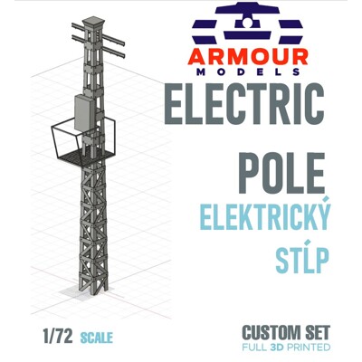 Elektrický stĺp 1:72