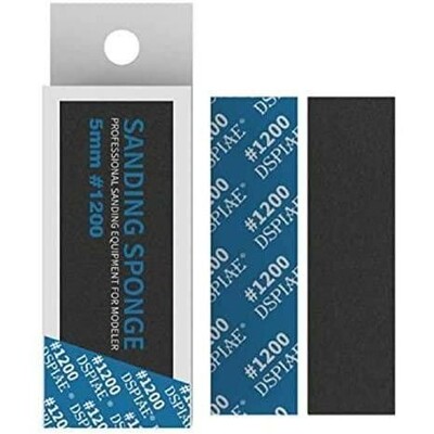 Hobby Sanding Sponge #1200 Grit 2mm 5pc