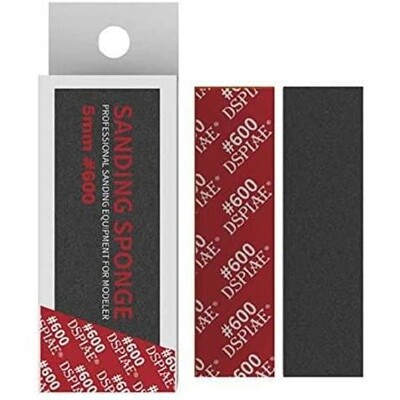 Hobby Sanding Sponge #600 Grit 2mm 5pc