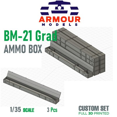 BM-21 Grad krabice na rakety 1:35