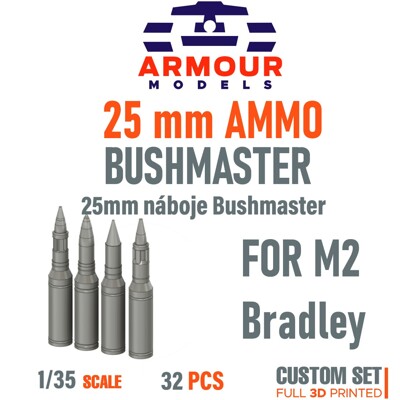 M2 bradley náboje (25mm) 1:35