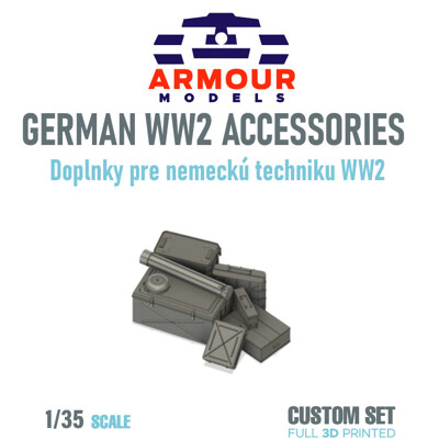 Doplnky pre Nemeckú techniku WW2 1:35