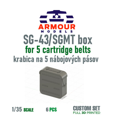 SG-43/ SGMT schránka na 5 nábojových pásov 1:72
