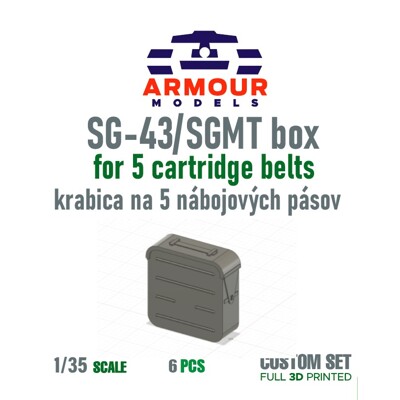 SG-43/ SGMT schránka na 5 nábojových pásov 1:35