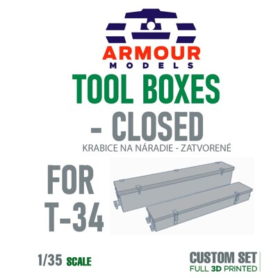 T-34 krabice na náradie- zatvorené, 1:35
