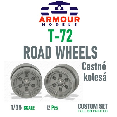 T-72 kolesá 1:35