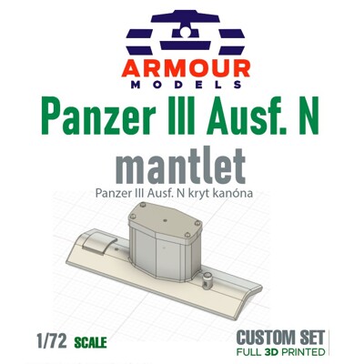 Panzer III Ausf.N kryt kanónu 1:72
