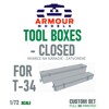 T-34 krabice na náradie- zatvorené, 1:72